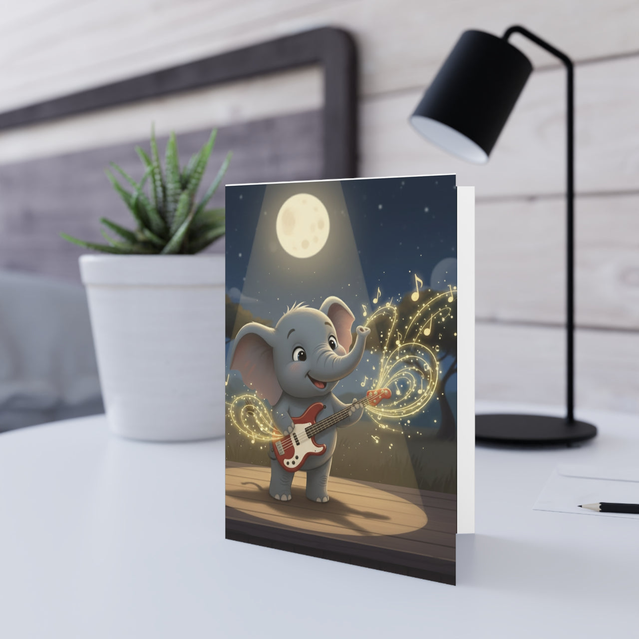 Ellie's Bass by Magic Music Kids Greeting Card