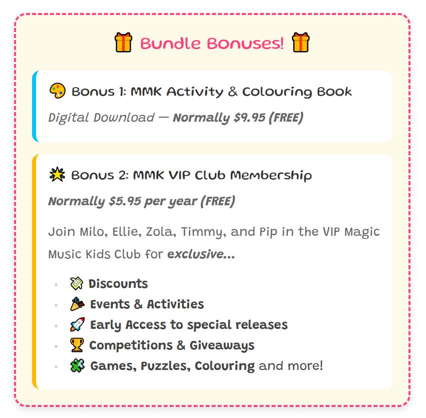 Choose "Any 3" Bundle - MMK (Paperback) + Bonuses!